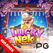 Lucky Neko at BouncingBalls